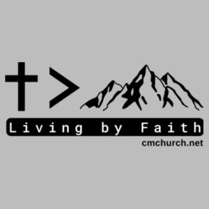 Living by Faith/ Basic Hooded Sweatshirt  Design