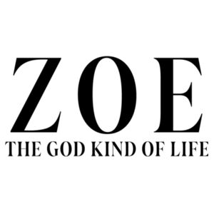 ZOE the God Kind of Life/ sueded T (soft style) Design