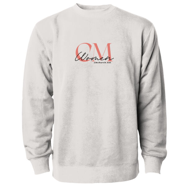 CM Women Coral Logo/ Crewneck Thumbnail