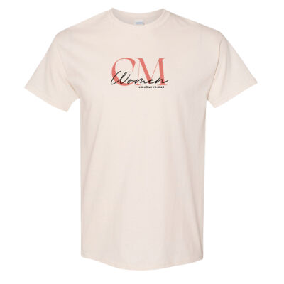 CM Women Coral Logo/ Heavy Cotton T    Thumbnail