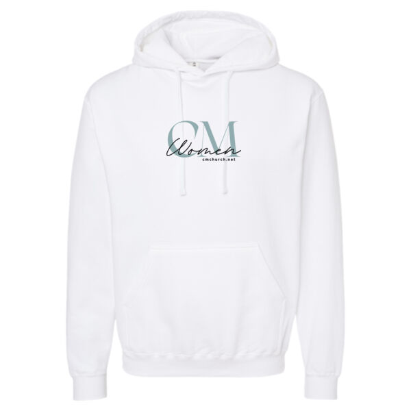 CM Women Teal Logo/ Basic Sweatshirt -  Fleece Hooded Sweatshirt    Thumbnail