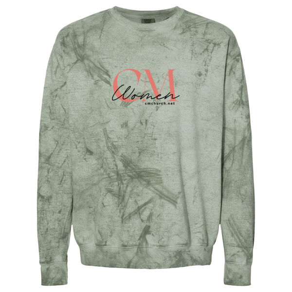 CM Women color blast crewneck Thumbnail